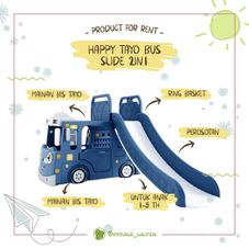 Gambar Happy play Bus slide 2in1 like tayo