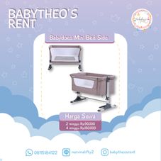 Gambar Box babydoes Comfi bed side brown