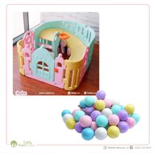 Gambar  Bundling ibebe lolipop marshmallow & bola-bola 200pcs