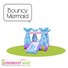 Gambar Doctor dolphin Inflatable mermaid bouncy castle house 