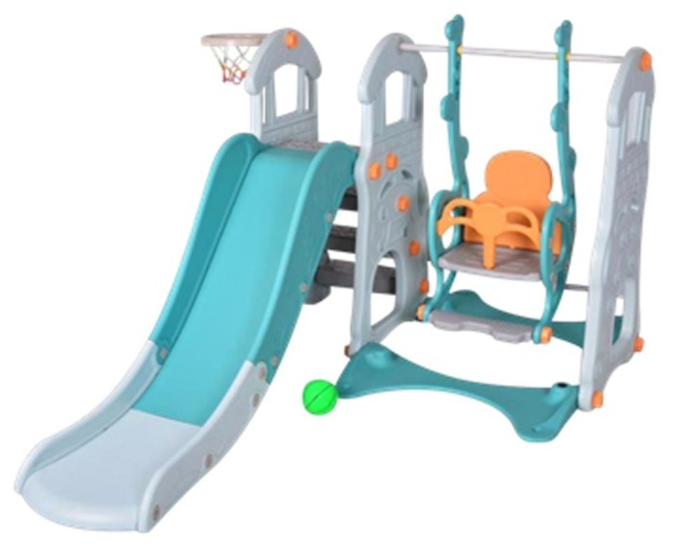 Sewa Parklon Castle 3 In 1 Slide and Swing Dhanial Toys Rental Manado