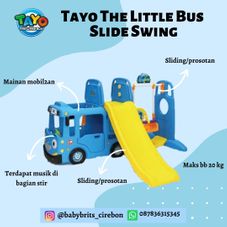 Gambar Yaya Tayo bus slide swing