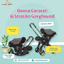 Gambar Doona Carseat stroller biru