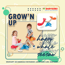 Gambar Grow n up Happy whale seesaw