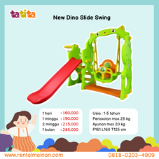 Gambar Tobebe Jumbo new dino slide with swing