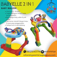 Gambar Babyelle Baby walker babyelle 2 in 1