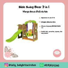 Gambar Tobebe Slide swing tobebe bear