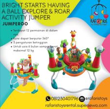 Gambar Bright starts  Explore & roar activity jumperoo