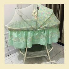 Gambar Pliko Cribs oval hijau