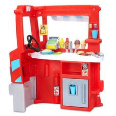 Gambar Little tikes 2 in 1 food truck kitchen red