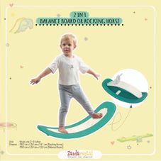 Gambar Nb 2 in 1 balance board or rocking horse