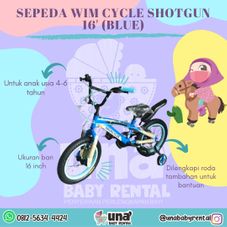 Gambar Sepeda anak Wimcycle shotgun 16 inch