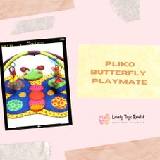 Gambar  Playmat pliko butterfly/ alas bermain bayi
