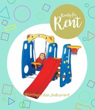 Gambar Kids 4 in 1 Slide and swing