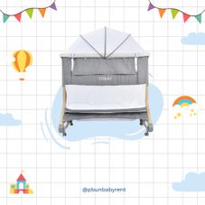 Gambar Babyelle Cloud bedside baby crib