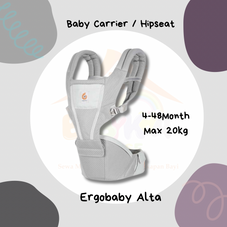 Gambar Ergobaby alta Baby carrier / hipseat - perl grey