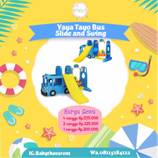 Gambar Yaya Tayo bus slide and swing