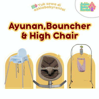 Gambar Ayunan,Bouncer & Highchair