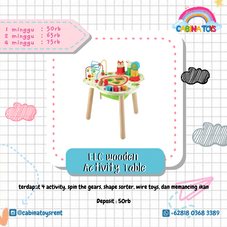 Gambar Elc Wooden activity table
