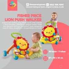 Gambar Fisher price Lion pushwalker 