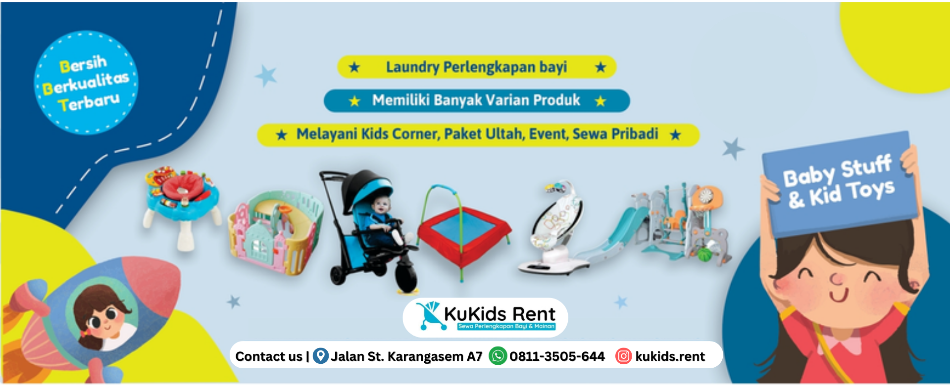 KuKids Rent, Sewa Perlengkapan Bayi & Mainan Anak