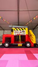 Gambar Nb Pvc bouncy fire truck
