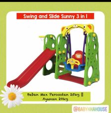 Gambar Tobebe Swing and slide jumbo 3 in 1 sunny