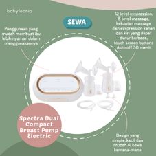 Gambar Spectra Dual compact electric breast pump