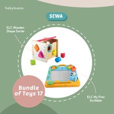 Gambar Bundle Of toys 17 : elc wooden shape sorter & elc my first scribbler