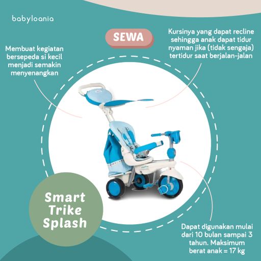 Smart trike splash sales 5 in 1