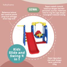 Gambar Kids Slide and swing 4 in 1