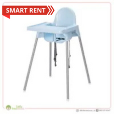 Gambar Ikea Ikea antilop baby high chair with tray – blue (dengan sabuk pengaman)