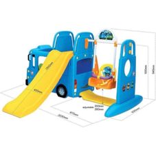 Gambar Yaya Tayo bus 4in1 slide & swing