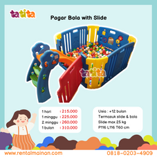 Gambar  Pagar bola with slide