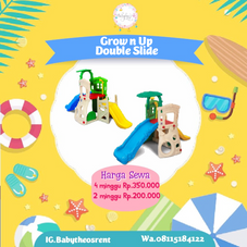 Gambar Grow up Double slide climb n hide jungle