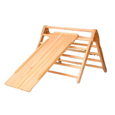 Gambar Bioma Pikler triangle with wooden slide