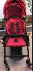 Gambar Yoya Stroller yoya merah maroon