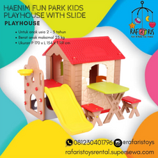 Gambar Haenim Fun park kids playhouse with slide