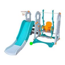 Gambar Parklon Big castle 3-in-1 fun slide & swing