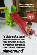 Gambar Eduplay  Slide bear long pado