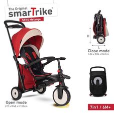 Gambar Smart trike Folding baby tricycle str5 7 in 1