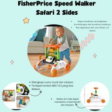 Gambar Fisherprice Pushwalker 2 sides panda fisherprice