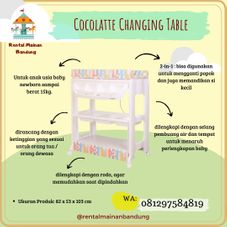 Gambar Cocolatte  Changing table/ baby tafel