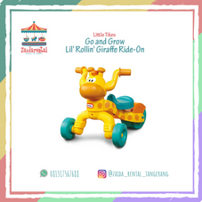 Gambar Little tikes Go and grow lil rollin girrafe ride on