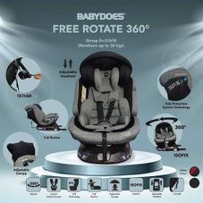 Gambar Babydoes 360 carseat