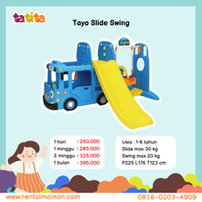 Gambar Yaya Tayo bus slide and swing