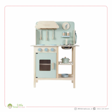 Gambar Wooden little Dutch kitchen - mint blue