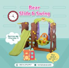 Gambar Tobebe Bear slide n swing