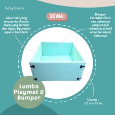 Gambar Lumba Playmat & bumper (1.2 m x 1.2 m)