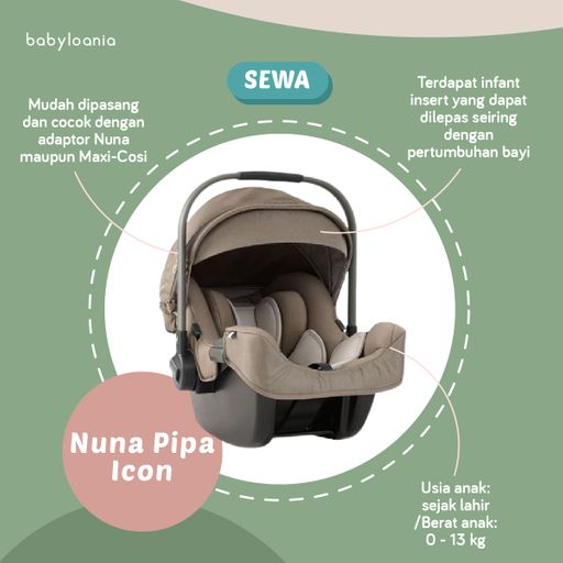 Nuna pipa hotsell icon car seat